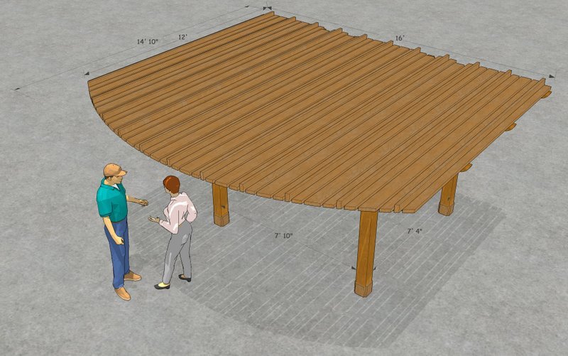 Curved Patio Cover Plans