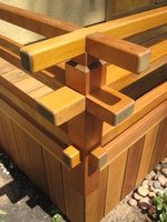 A beautiful Japanese Deck Railing