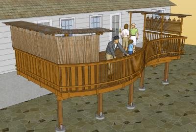 Curved decks