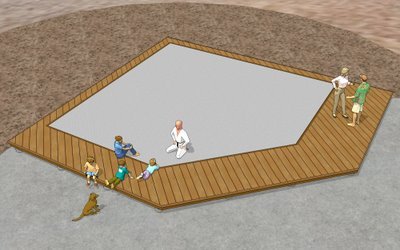 outdoor dojo