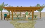 Shade for a Koi Pond